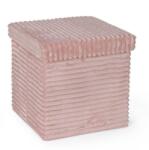 Bizzotto Taburet catifea roz Sedona 38x38x38 cm (56216)