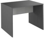 Mobikon Birou din mdf laminat gri Rioma 100x80x76 cm (19661)