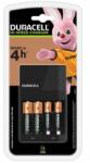 Duracell CEF14 Hi-speed Akkumulátortöltő 2xAA 2xAAA Eredeti Akkumulátorok (CEF27)