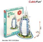  3D kicsi puzzle: Burdzs Al Arab CubicFun 3D épület makettek