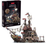  3D puzzle: Kalózhajó kikötővel