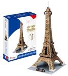  3D puzzle: Eiffel torony CubicFun 3D híres épület makettek