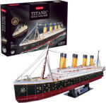  3d Led világítós puzzle: Titanic CubicFun hajó makett LED világítással