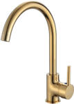 Pyramis Baterie bucatarie Pyramis ECO BELLO PVD Gold, pipa inalta rotativa, cartus ceramic, alama (20230096)
