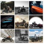 ZeSmakiem Poszter szett 9x 60x60 Mix Harley Davidson (FIX9M_PL9E_180x180cm)