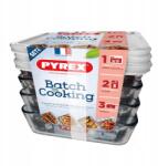 Pyrex Hőálló üvegedény Cook&Freez 1, 5 L Pyrex 4 db-os szett (PY-913S271)