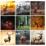 ZeSmakiem Poszter szett 9x 60x60 Mix Szarvas (FIX2M_PL9E_180x180cm)