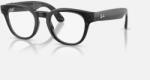 Ray-Ban Ochelari Smart Ray-Ban Meta Gen 2 Scriber Optics, Shiny Transparent Black, Cameră 3K, Meta AI, 32GB, 49-22 (RW7002 8526 49)