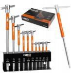 NEO TOOLS Neo Kulcs Készlet Hatlapfejű Csavarokhoz 2-10MM 10 Db Állvánnyal Hatlapfejű Imbusz (09-508)