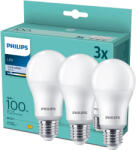 Philips 3x Led izzó E27 A67 13W 100W 1521lm 4000K Semleges Philips (929002306903)