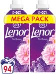 Lenor Floral Bouquet Folyadék textilöblítéshez - 2 × 987 ml Pack (8700216880923)