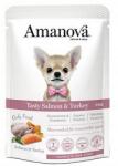 Amanova Dog Adult Tasty Salmon & Turkey lazac és pulyka tasak 300g [