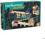 MindWare Joc STEM de constructie din lemn tip marble run, Keva Contraptions Reactions Planks