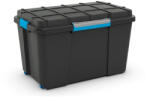 KIS Cutie de depozitare din plastic cu capac cu cleme Scuba, neagra, 110 l M122050 - efistore - 348,99 RON