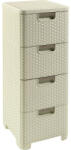 Keter Keter Bibliotecă cu 4 sertare Regal STYLE crem - efistore - 619,99 RON Cos de gunoi