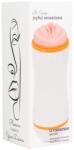 B-Series Masturbator Sonic Embrace 2-în-1 - gură și vagin, 12 vibrații, silicon, reîncărcabil USB (26-00238)