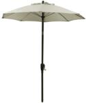 Dehner Vido napernyő, Ø 150 cm, alumínium/poliészter, krémszínű, kis méret