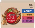 ONE Mini/Small Active nedves kutyaeledel kis kutyáknak, 10 x 85 g (10 db)