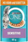 ONE Sensitive Finom Falatok Szószban Csirkével - Nedves Macskaeledel - 26 x 85 g