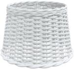 vidaXL fonott mennyezeti lámpaernyő, fehér - Ø40x26 cm