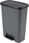 Curver Curver Compatta Duo Szemeteskuka 23L + 23L - Szürke/Fekete Kétrekeszes Hulladékgyűjtő
