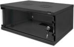 ASSMANN 19" 4U Hálózati Rack Szekrény - Összeszereletlen - SOHO - Fekete