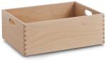 Zeller 13308 Többcélú Tárolóláda Bükk Lakkozott 40x30x15 cm (13308)