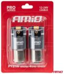 AMiO LED izzók FULL CANBUS PRO PY21W 4x3030 SMD amber 12V 24V