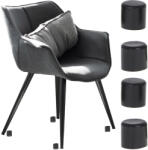 AVEX Set 4 buc. protectii anti-zgarieturi picioare scaun, diametru 22mm, culoare neagra (AVX-KX5116_1)