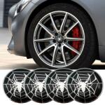 AVEX Set 4 buc. ornament central janta, model "Spider", diametru 5cm (AVX-T160817-12)