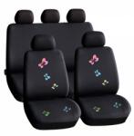 AVEX Set huse scaun auto ieftine, Universale 9 piese, model BUTTERFLY (AVX-HSA009) - alemax