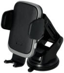 AVAX WH601 Feely+ vezeték nélküli autós töltő, 15 W, Smart Touch, Fekete (AVAX WH601)