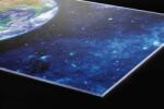 DIMEX ART Plexi a konyhapult mögött földgömbök - 60 x 60 cm (PGT-06060-230)