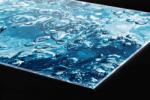 DIMEX ART Plexi a konyhapult mögött szénsavas víz - 80 x 40 cm (PGT-08040-060)