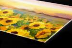 DIMEX ART Plexi a konyhapult mögött napraforgó festmény - 60 x 40 cm (PGT-06040-214)