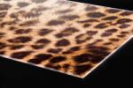 DIMEX ART Plexi a konyhapult mögött leopárd bőr - 80 x 60 cm (PGT-08060-069)