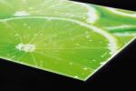 DIMEX ART Plexi a konyhapult mögött mész - 80 x 40 cm (PGT-08040-074)