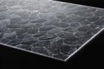 DIMEX ART Plexi a konyhapult mögött fekete kőfal - 60 x 40 cm (PGT-06040-252)