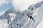 DIMEX ART Nem szőtt fotótapéta snowboardos a hegyekben 375 x 250 cm (MS-5-1571)