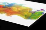 DIMEX ART Plexi a konyhapult mögött színes tinta vízben - 240 x 60 cm (PGT-24060-286)