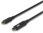 Ubiquiti Cablu USB-C UniFi Ubiquiti UACC-CABLE-USB-100W-2M-BK, 100W cu Afisaj pentru incarcare, 2 m, Negru (UACC-CABLE-USB-100W-2M-BK)