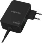 Approx Telefontöltő - USB Type-C, 140W gyorstöltő + 1.8m kábel, Fekete - APPA140GAN (APPA140GAN)