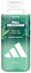 Adidas Vibes Full Recharge tusfürdő gél, zöld fougere, 400 ml