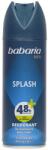 Babaria Alumíniummentes dezodor spray férfiaknak, 48+ órás védelem, Splash, Babaria Men, 200 ml