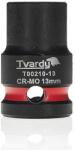 Tvardy Ütvecsavarozó dugókulcs Tvardy 1/2" 6 lapú 13mm CR-MO 81531 (T00210-13)