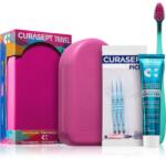 CURASEPT Travel Set utazó szett kozmetikumokra fogakra, nyelvre és ínyre