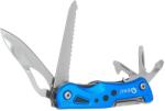 Geko Multifunkciós kés SPARK BLACK SURVIVAL SERIES zseblámpával 81572 (G01904)