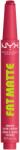 NYX Cosmetics Fat Matte 11 Pink Puff matt rúzs, krémes érzet, sima megjelenés, 2 g