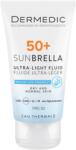 DERMEDIC Sunbrella Ultra-könnyű folyadék, SPF 50+, száraz és normál bőrre, 40 ml