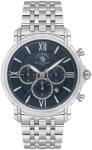 Santa Barbara Polo & Racquet Club Legend - Ceas Barbatesc Quartz Argintiu SB. 8.10013-3 (SB.8.10013-3) Ceas